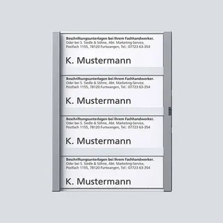 Siedle Montagezubehör 200029796-00 Silber