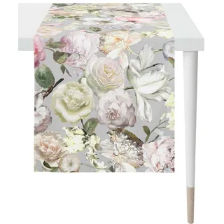 Apelt Tischdecke Sina Tischläufer 45x135 cm | grau - grau