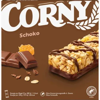 CORNY Müsliriegel Schoko 6 x 25 g