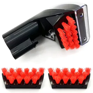 1400B Little Green 7,6 cm robuste Fleckenbürste, Ersatz für Bissell Little-Green, aufrechte und tragbare Teppichreiniger für 1400B, 1425, 1400W, 1400, 1844, 2290A, Schwarz, 1 Bürste, 2 Ersatzbürsten