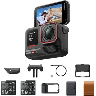 Insta360 Ace Pro 2 Flash Print-Bundle – wasserdichte 8K Action-Cam, mit Leica entwickelt, 1/1,3"-Sensor, Dual-KI-Chip, Top bei wenig Licht, Xplorer Pro-Grip-Kit für Straßenfotografie
