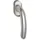 HOPPE Fenstergriff Tokyo mit Rasterung Vierkant 7 x 32 mm silber eloxiert