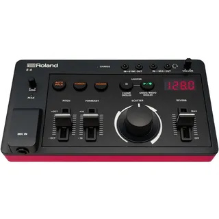 Roland E-4 Voice Tweaker Synthesizer, Rot, Schwarz