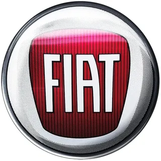 Fiat 21224 Aufkleber 3D Offiziellen Logo 58 mm, Farbe: