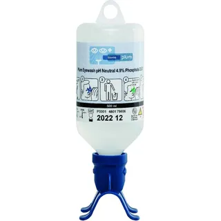 Plum Augenspülflasche DUO pH Neutral 0,5l DIN EN15154-4