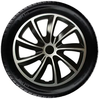 Radkappen Radblenden Bicolor 13, 14, 15, 16, 17 Zoll 4 Stück Silber Schwarz Varianten Neu 2024 Q-Modell (17)