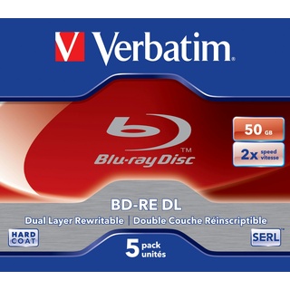 Verbatim BD-RE DL 50GB 2x 5er Jewelcase