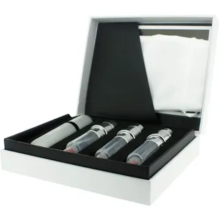 Travalo Classic HD Flakon leer silber refillable 3 x 5 ml Set