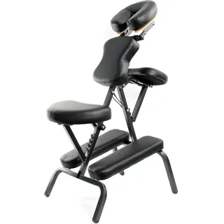 toboli Klappbarer Massagestuhl bis 200 kg mobiler Tattoo Stuhl mit verstellbarer Kopfstütze, Armlehne, Brust- und Sitzpolster Tattoostuhl tragbar Behandlungsstuhl