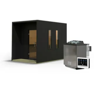 Karibu Laguna inkl. 9 kW Bio-Kombiofen + int. Steuerung