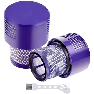 Syxtidy Ersatzfilter für Dyson V10 Cyclone Serie, V10 Absolute, V10 Animal, V10 Total Clean, SV12, Dyson Teilenummer: 969082-01, 2 Stück