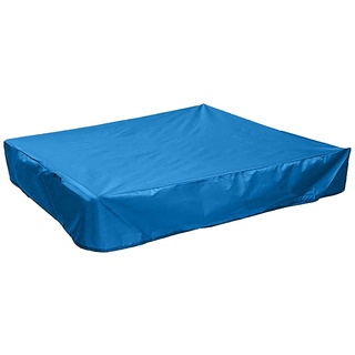 Sandkastenabdeckungen - Oxford Stoff Blau Sandkasten Abdeckplane mit Kordelzug, Wasserdicht Sandkasten Abdeckung für Sandkasten (150×150CM)