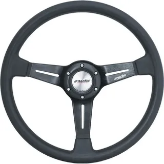 Simoni Racing Sportlenkrad SLAG 350mm Polyurethan(Polyurethan) - Schwarz