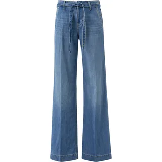 s.Oliver Jeans Suri/Regular Fit/Mid Rise/Wide Leg/mit Gürtel - 40