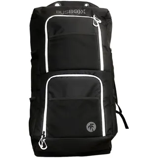 Bus-Boxx seatBOXX Organizer Tasche und Rucksack für VW T5, T6, T6.1 Einzelsitz, 2-in-1 Stauraumlösung, Beige, ideal für Camping (Schwarz)