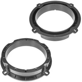 tomzz Audio Lautsprecherringe passt für Hyundai i30 Ioniq Kia Rio 165mm Auto-Lautsprecher schwarz