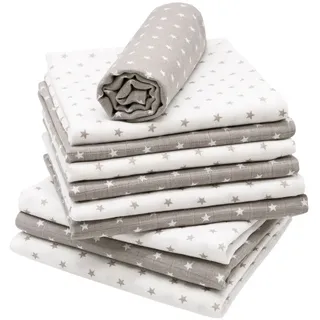 ZOLLNER Spucktuch, (10-tlg., Geschenk-Set), 100% Baumwolle bunt