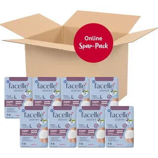 facelle diskret Vorteilspack Pants super Gr. L - 64.0 Stück