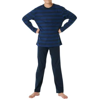 SCHIESSER Jungen Schlafanzug lang - 100% Organic Bio Baumwolle - Größe 140 bis 176