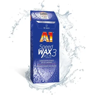Dr. Wack A1 Speed Wax Plus 3 500 ml - Autowachs mit Wasserabperl-Effekt - Besserer Schutz & Glanz durch Carnauba-Booster-Technologie - Auto-Lackversiegelung - für alle Lacke - Hochwertige Autopflege