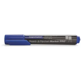Magnetoplan Board- und Flipchartmarker Pro+, blau, 4 Stück
