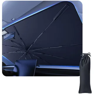 CDEFG Kompatibel mit VW ID.4 2021-2024 2025 Sonnenschutz Abdeckungen Frontscheibe Sonnenschirm Die Vordere Schallwand Windschutzscheibe Auto Sonnenblende ID4 Zubehör