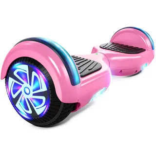 Hoverboard Self Balancing Scooter 6.5" Zwei-Rad-Selbst Balancing Hoverboard mit Bluetooth-Lautsprecher und LED-Leuchten für Kinder Geschenk