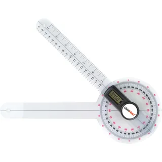 GemRed Winkelmesser Goniometer Digital, Goniometer Physiotherapie Digital
