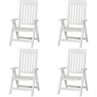 67 x 62 x 105 cm weiß 4 St.