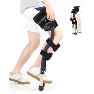 Freihändige Krücke, verstellbare Krücken zum Gehen, Gehhilfen, schmerzfreie Kniekrücke, Bein- und Kniemobilitätsunterstützung für Behinderungen, ältere Menschen, Verletzungen, Knöchelfrakturen