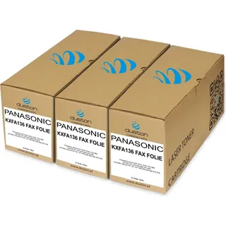 6x KXFA136X, KX-FA136X Duston Fax Folie kompatibel zu Panasonic KX-F1010 1015 1016 1110 969 KX-FM 131 210 220 260 270 280 KX-FMC 230 KX-FP 101 121 ...