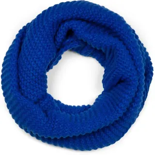 Stylebreaker Loop Strick Loop Wellenmuster, (1-St) blau