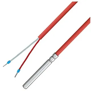 iOVEO 036HS05203 NTC 10KOHM Temperaturfühler / Kabelfühler / Solarfühler / Temperatursensor mit Silikon-Leitung bis 200°C, NTC Beta 3977K , 3 Meter
