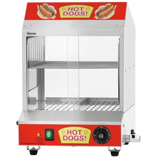 Bartscher Hot Dog Dämpfer WB1001, 405 x 435 x 505 mm (BxTxH)