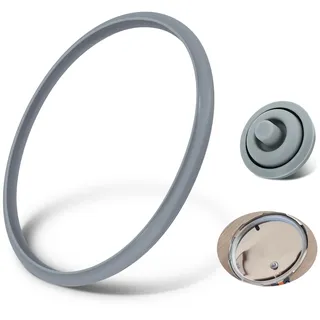 Dichtungsringe Schnellkochtopf für WMF Perfect Ersatzteile - Gummiringe Schnellkochtopf 22cm und Kochsignal Dichtung für WMF Perfect und Silit Sicomatic, Passend für Pressure Cooker 3l/4,5l/6,5l/8,5l