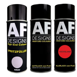 Alex Flittner Designs Spritzfüller Set für VW LA7W Reflexsilber Metallic