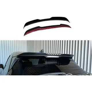 Motordrome Dachspoiler (Spoiler Cap) kompatibel mit Toyota Yaris Cross 2020- (ABS Glänzend Schwarz)