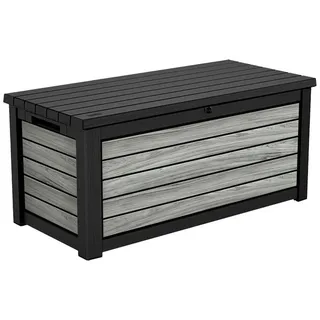 Keter Gartenbox "NORTHWOOD" 623L 157x72x69cm Deckel bis 270kg belastbar, abschließbar grau