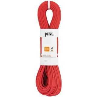 Petzl Kletterseil Halbseil Rot/Weiß