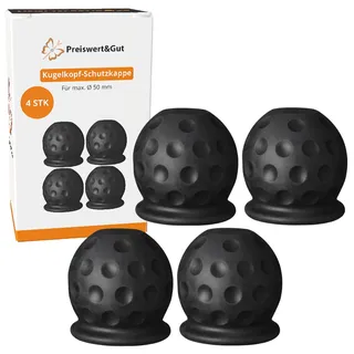 Preiswert & Gut 4x Abdeckkappe Schutzhülle für Kugelkopf Abdeckung Anhängerkupplung Golfball Schutzkappe aus Gummi für max. – 50 mm