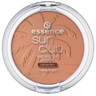 Essence sun club matt bronzing powder, darker skin sunny