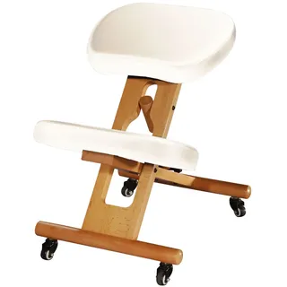 WellTouch Ergonomischer Kniestuhl Polster Beige