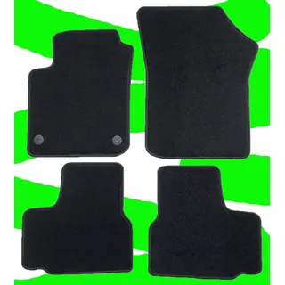 AUTOTEPPICH-STYLERS Q100+ Fußmatten Set passend für VW UP Seat MII Skoda Citigo Passform Autoteppiche Matten