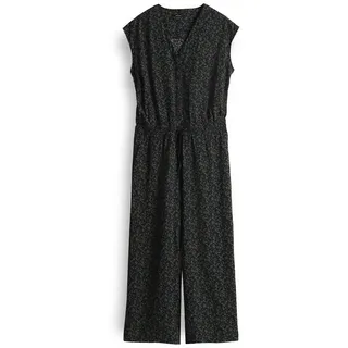 Opus Jumpsuit mit Volantärmel Modell Moneli shadow coal blue - 34