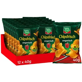 Funny-Frisch Chipsfrisch ungarisch 40 g (12er Pack)
