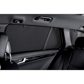 Satz Car Shades kompatibel mit Dacia Logan MCV Kombi 2012-2020 (6-teilig), Schwarz