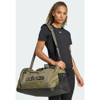 adidas Linear Duffelbag M Olive Strata/Black