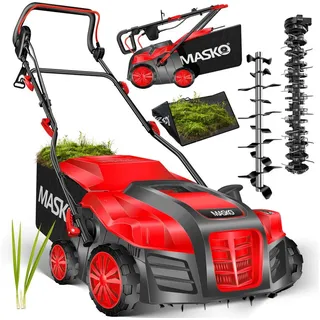 Masko Elektro 2in1 Vertikutierer Rasenlüfter 1800 Watt 40 cm