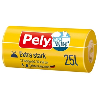 Pely Müllbeutel Extra stark 25,0 l transparent, 17 St.