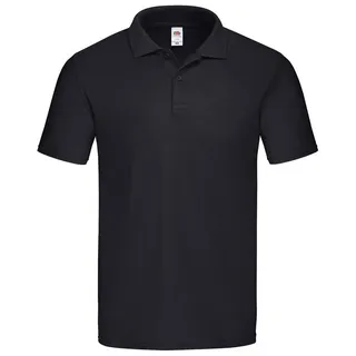 FRUIT OF THE LOOM Original Polo Schwarz XXL